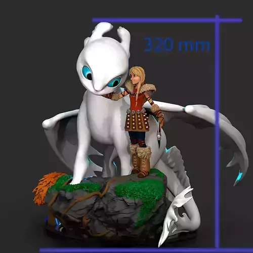 Astrid Hofferson -Statue  3D print model