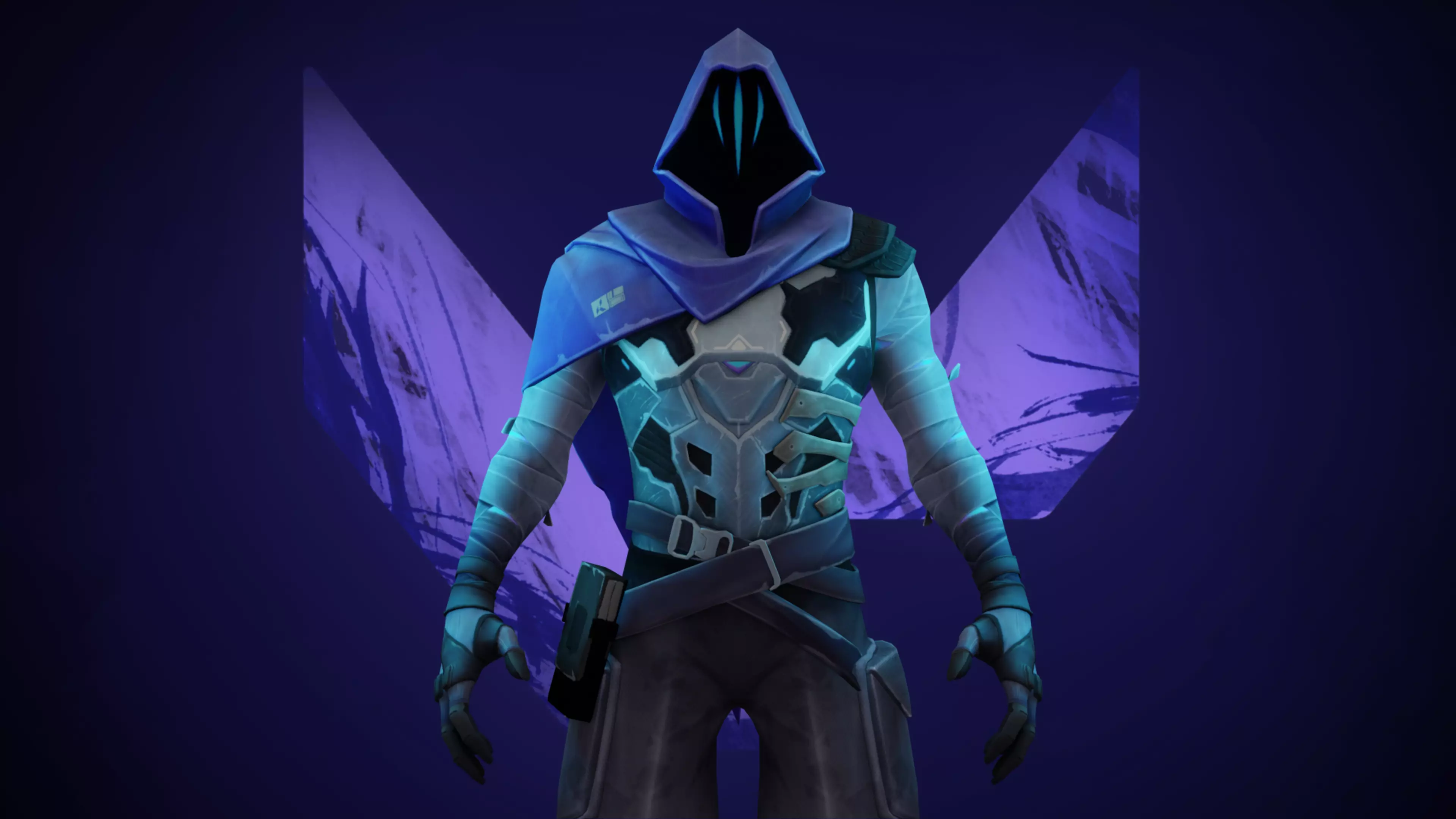 Omen - character from Valorant - textured and rigged Low-poly 3D model