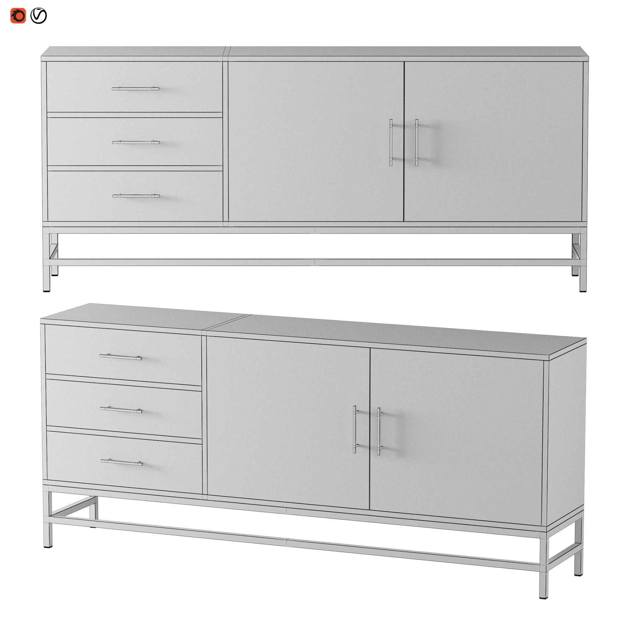 SIDEBOARD DANTA 3D model_1