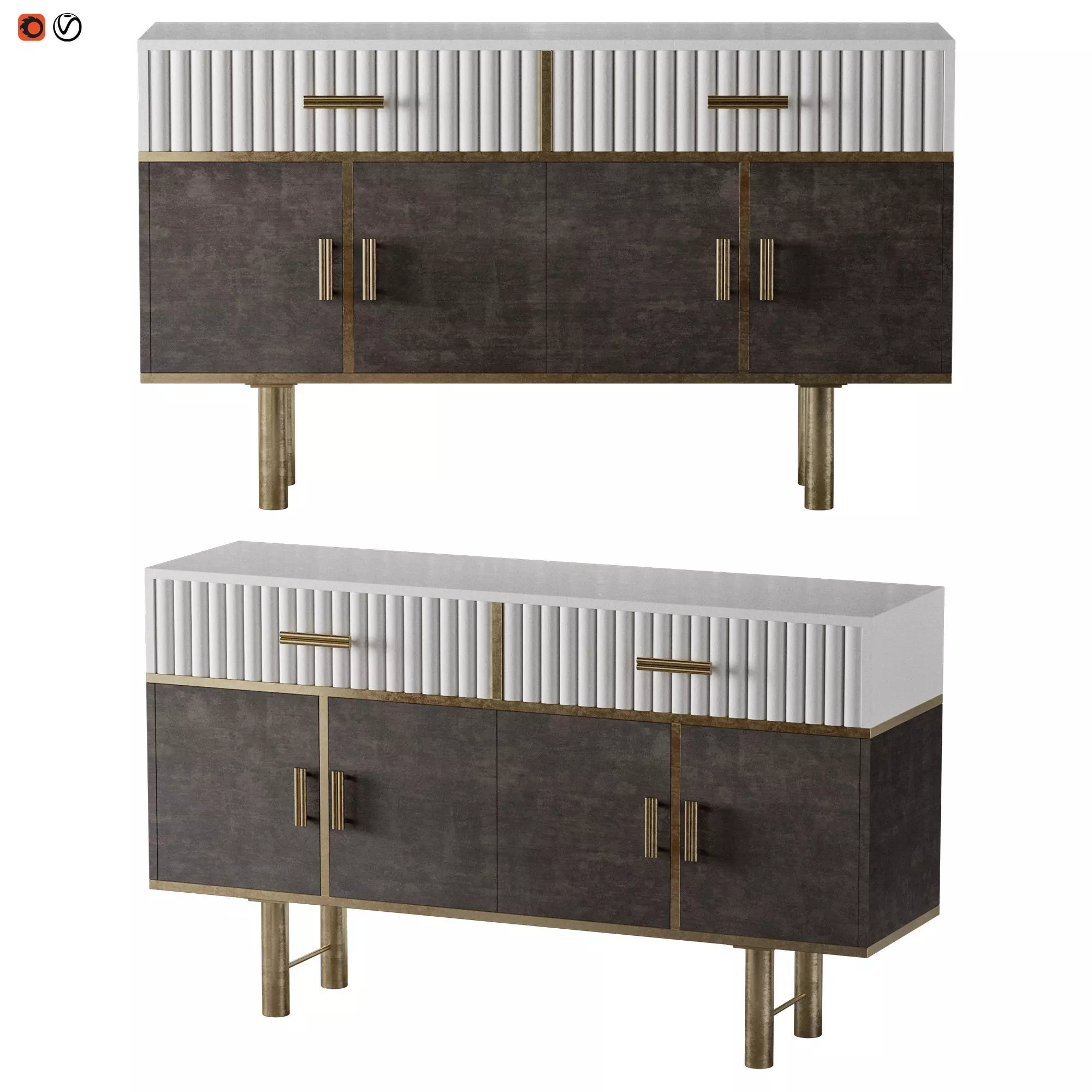 Sideboard Glees 3D model_0