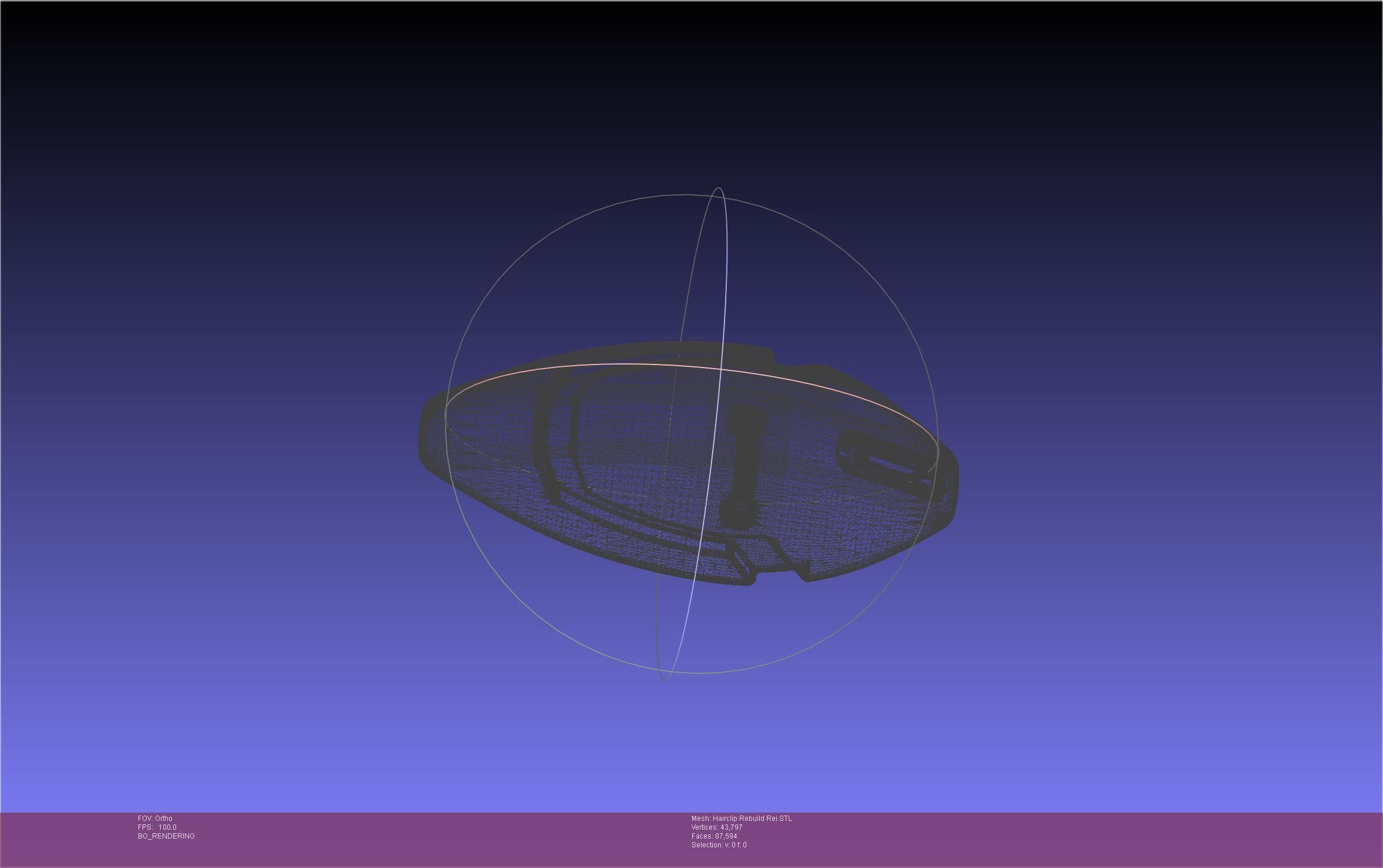 Evangelion Rebuild Rei Hairclip Printable Model 3D print model_18