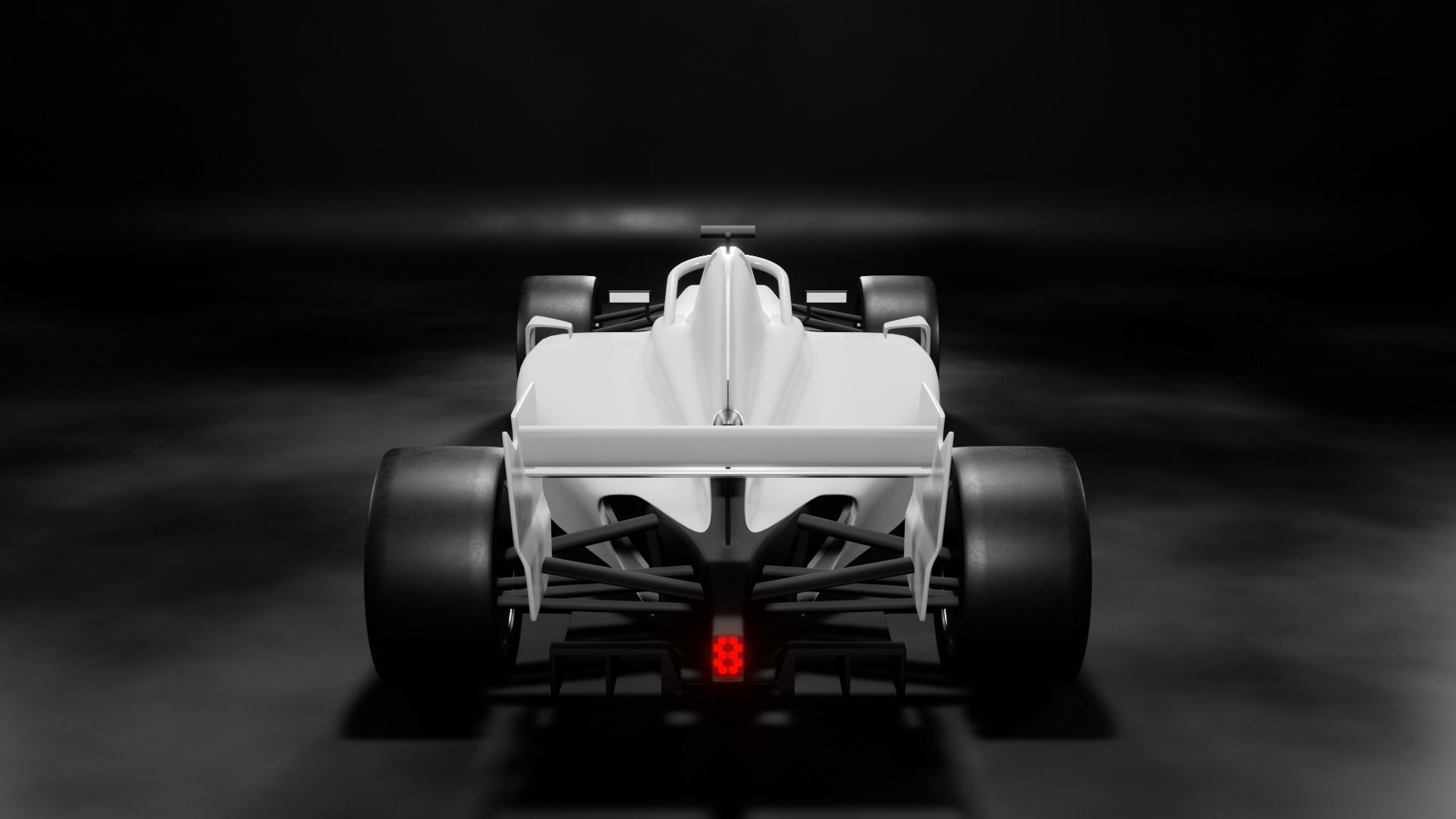 Formula 2 Car High Poly 3D model_5
