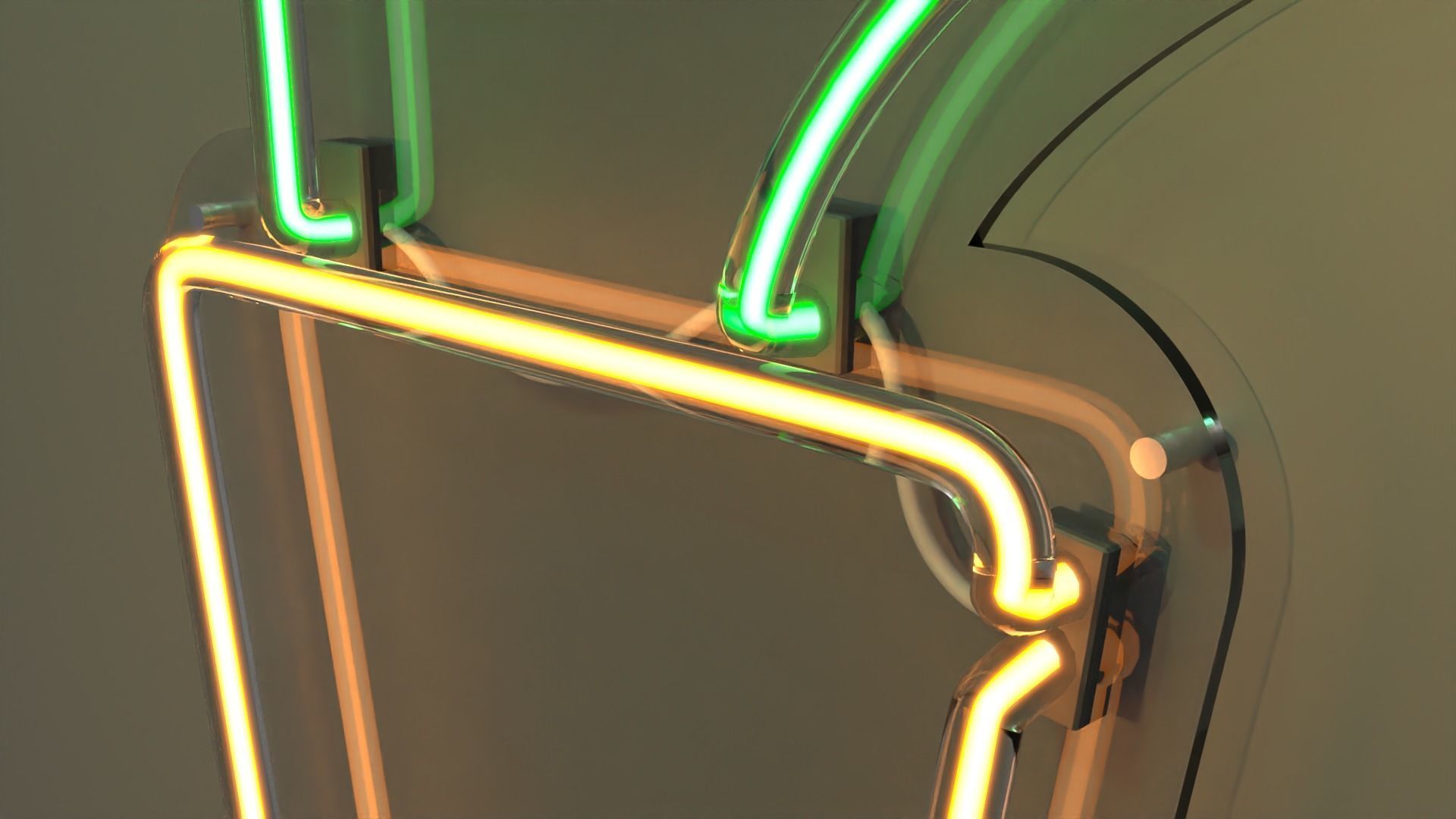 Cactus - Neon Sign 3D model_1