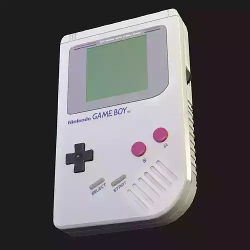 Nintendo Gameboy Retro  3D model