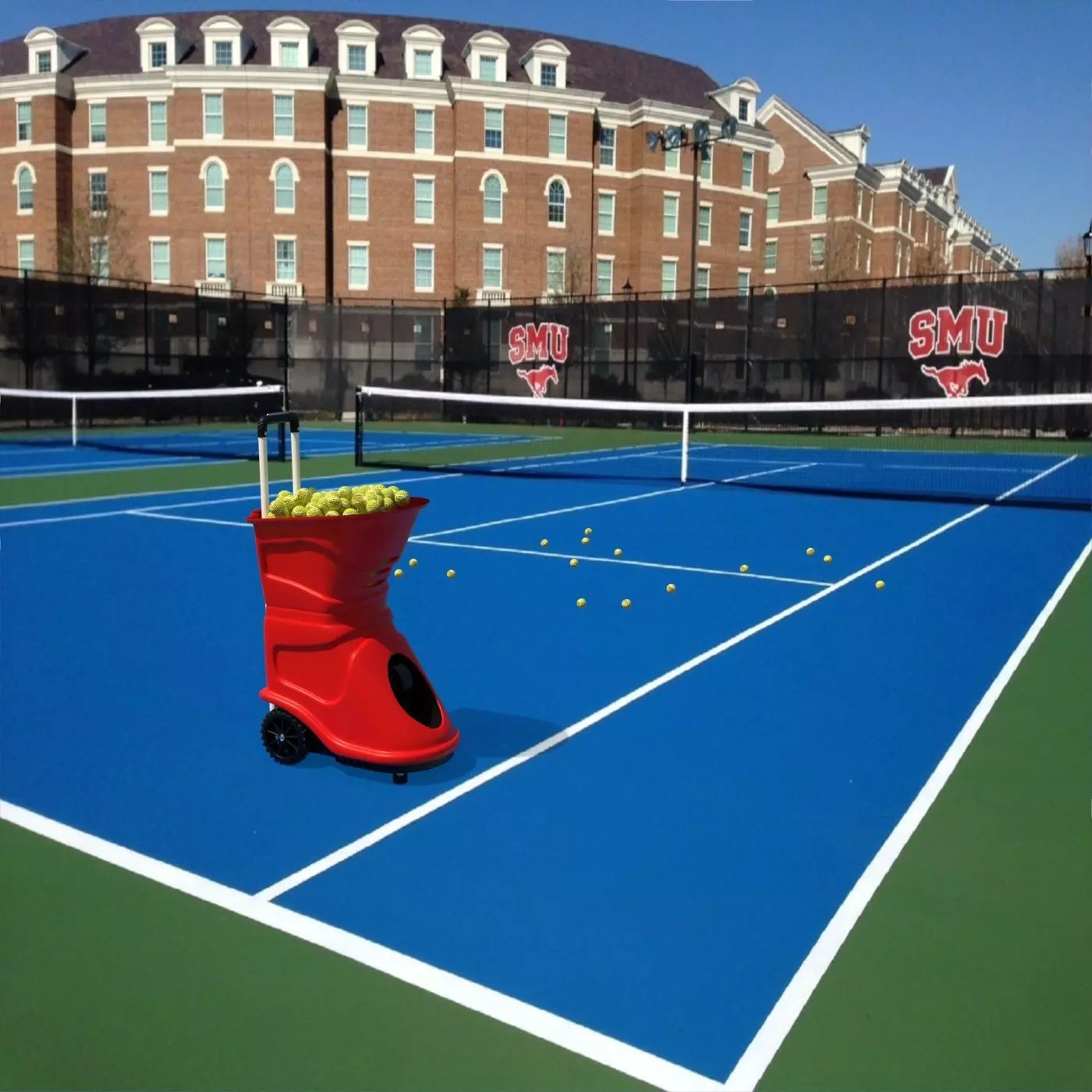 tennis ball machine Low-poly 3D model