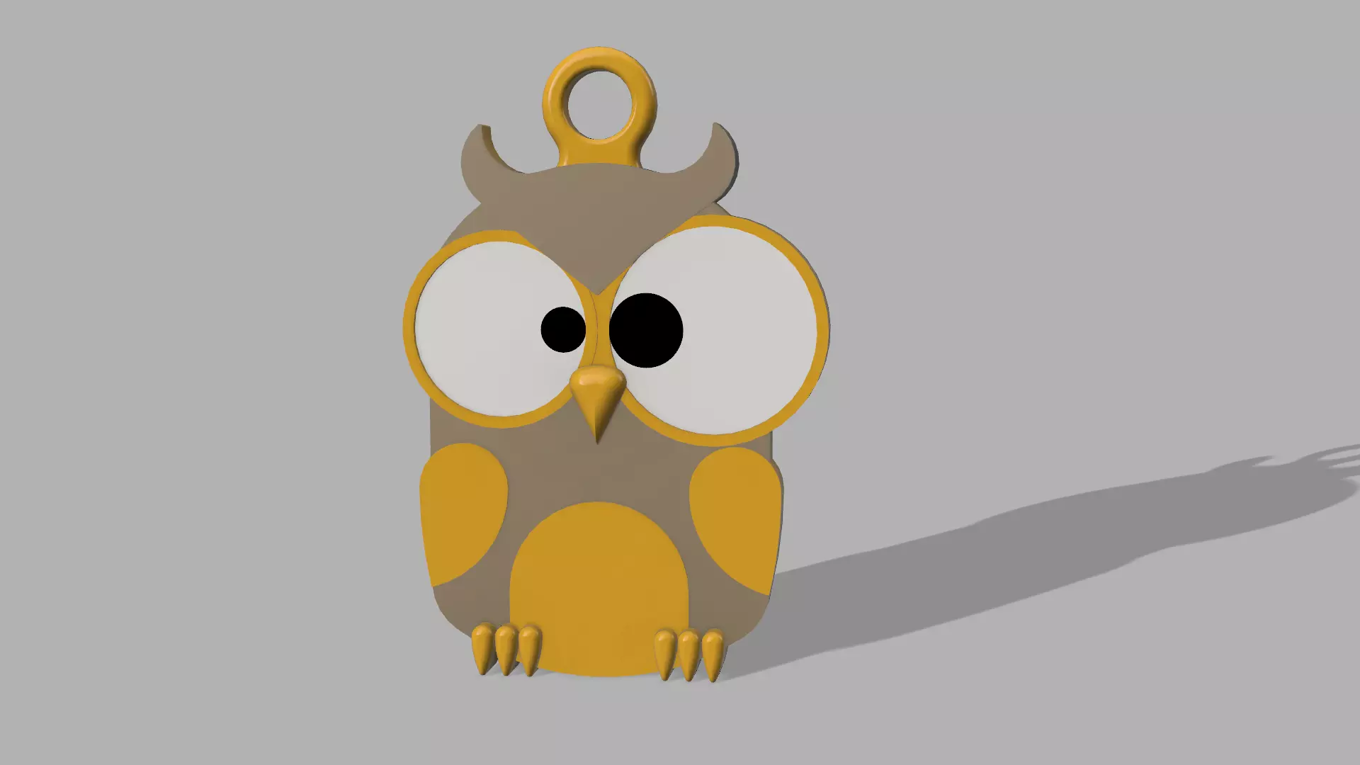 Owl Pendant Free 3D print model