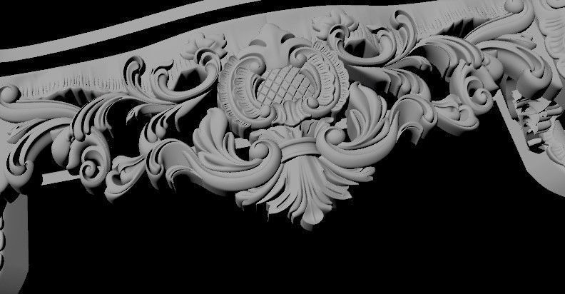  TOILET TABLE 3D model_4