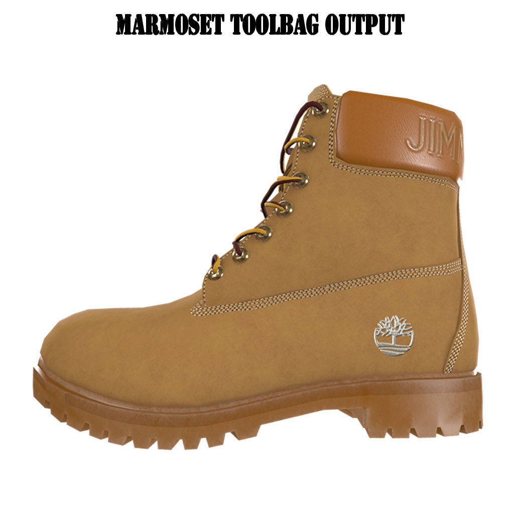 Timberland Boots 9 variation Low Poly Collection  _37