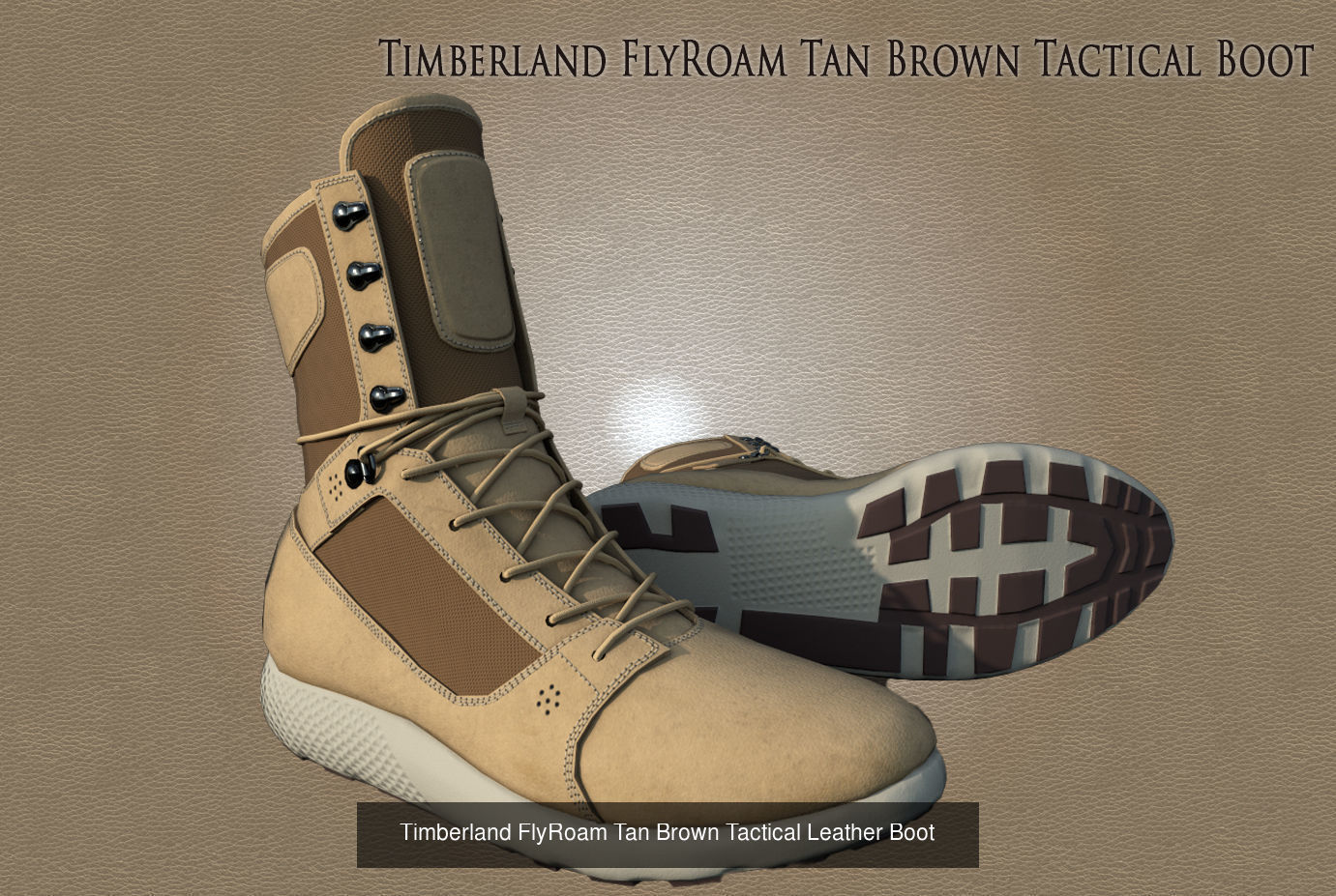 Timberland Boots 9 variation Low Poly Collection  _15