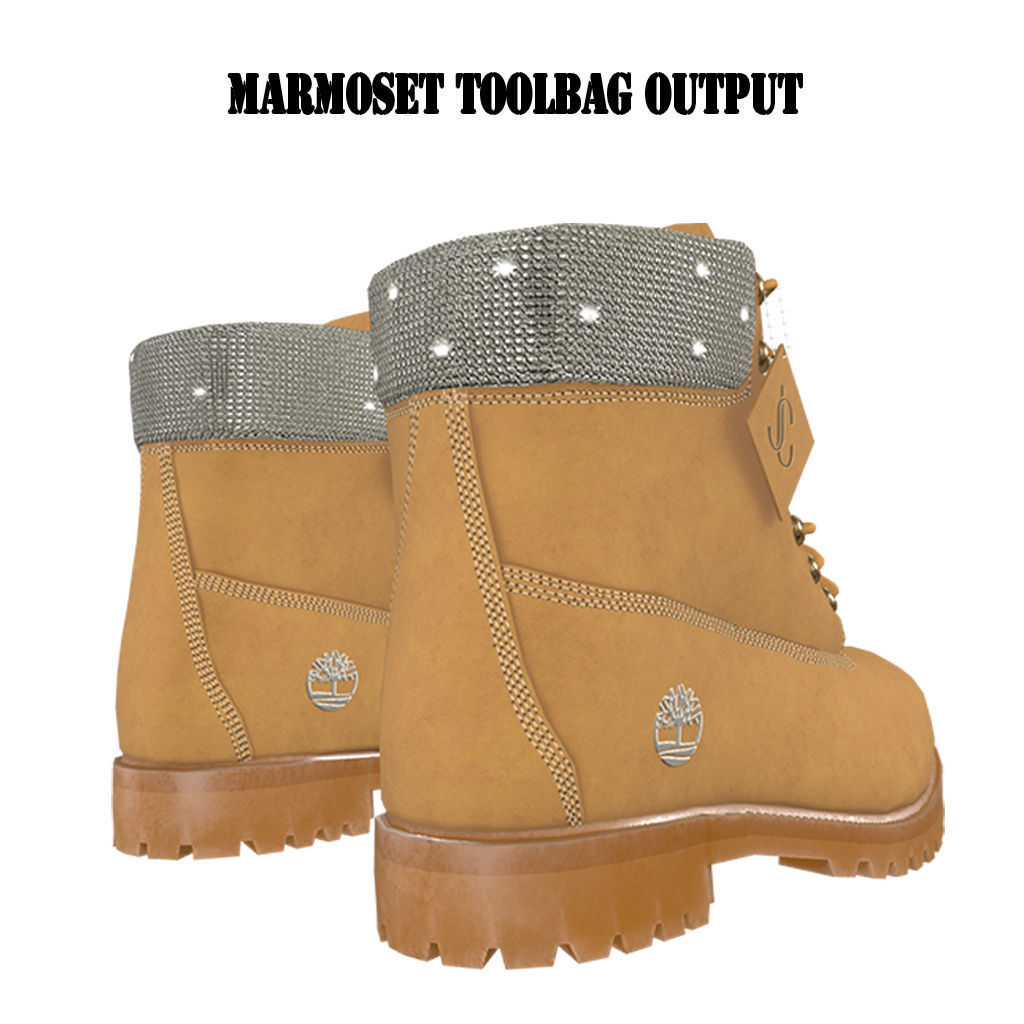 Timberland Boots 9 variation Low Poly Collection  _38