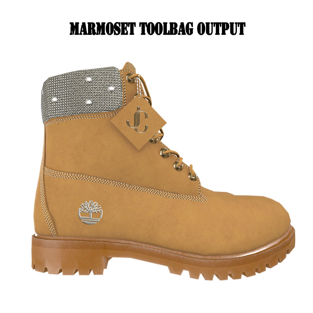 Timberland Boots 9 variation Low Poly Collection  _35