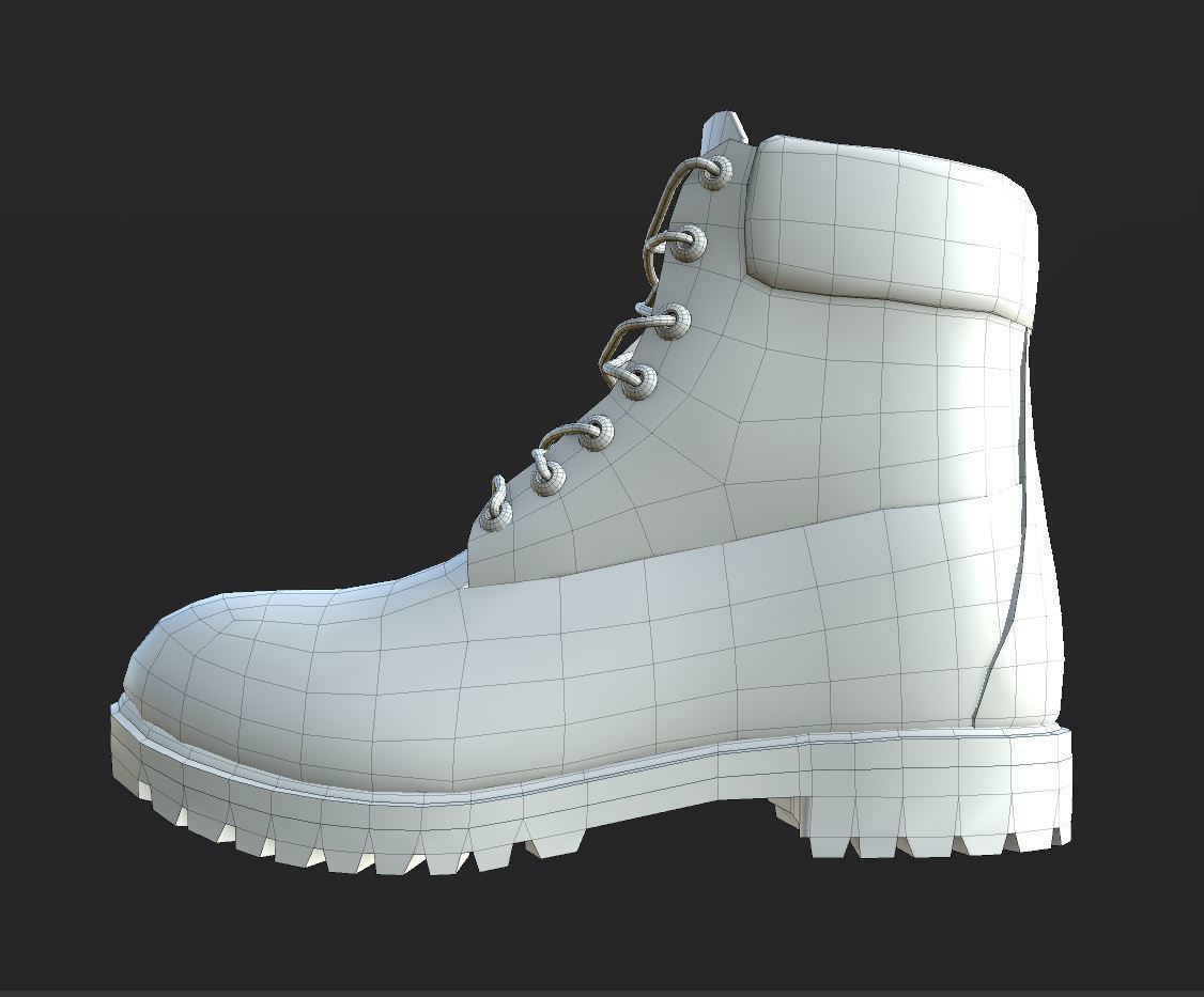 Timberland Boots 9 variation Low Poly Collection  _31