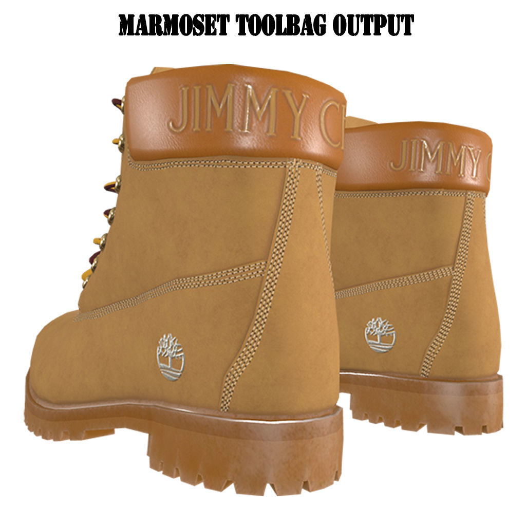 Timberland Boots 9 variation Low Poly Collection  _40