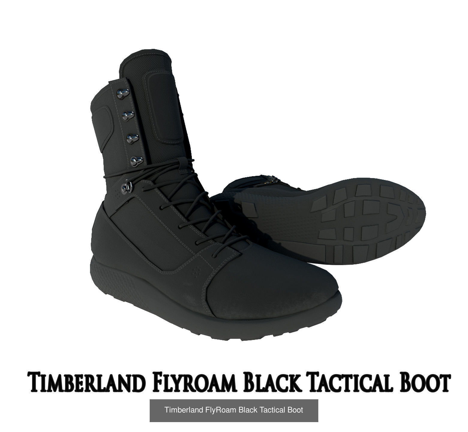 Timberland Boots 9 variation Low Poly Collection  _9