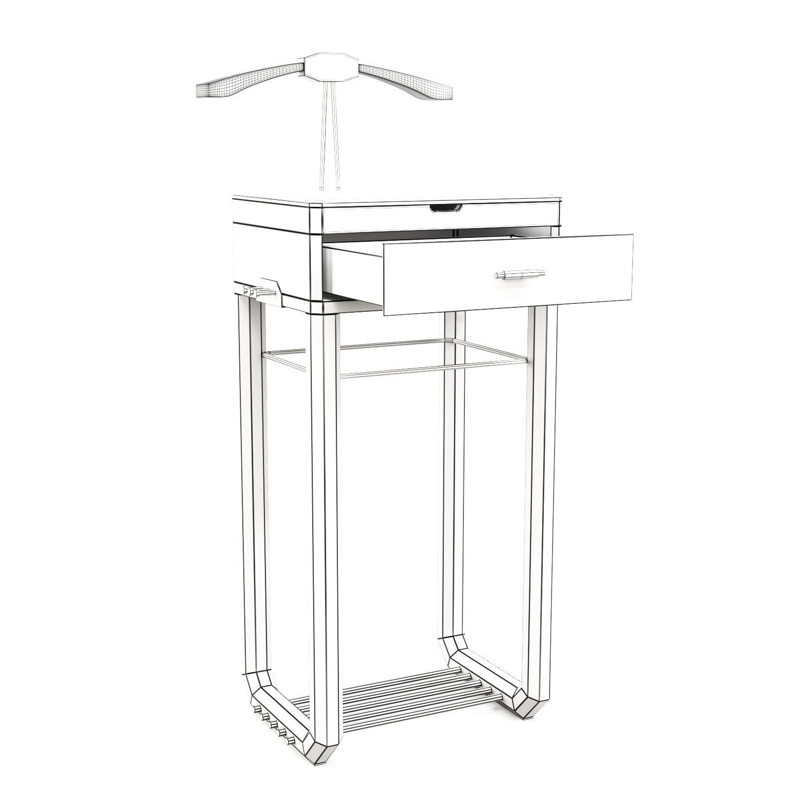 Luxxu Waltz Valet Stand 3D Model 3D model_5