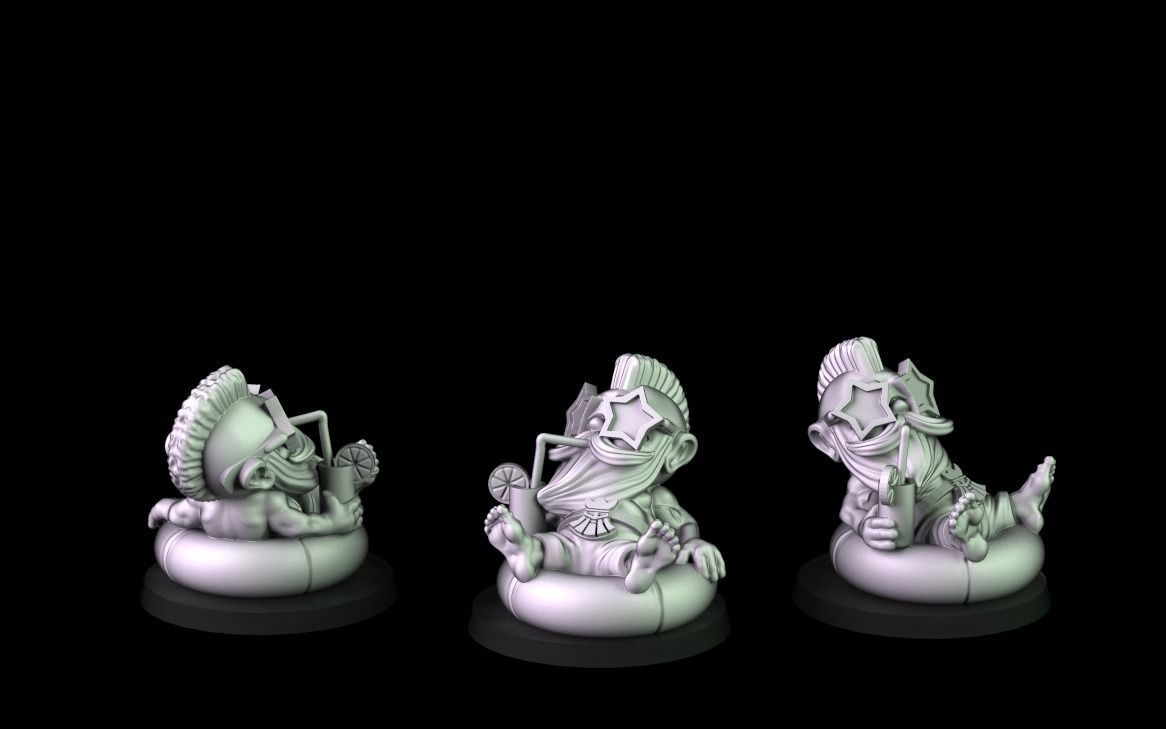 Pool Party 3D print model_1