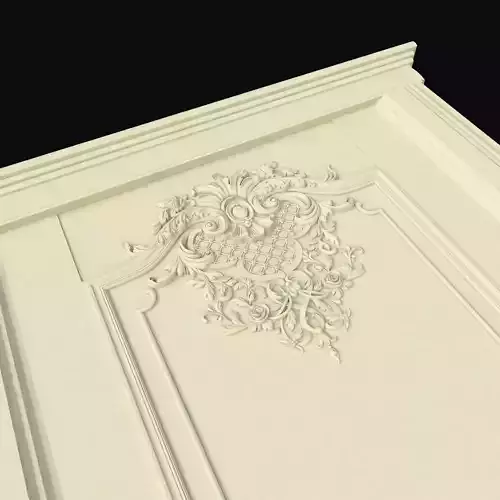 door High quality 3d models for processing on a cnc machine