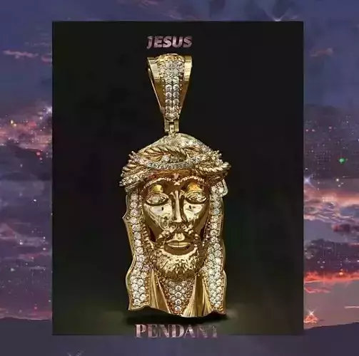 Jesus diamond  Hip Hop  pendant