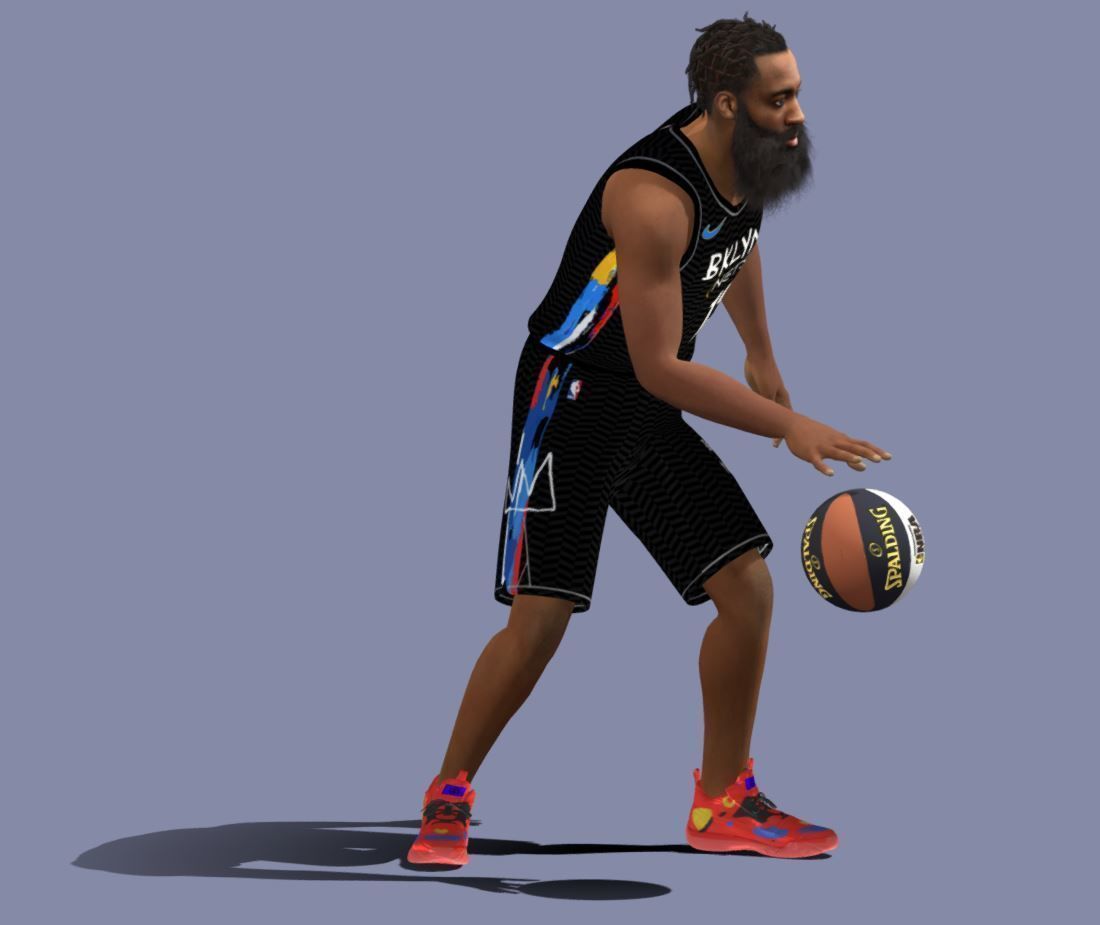 3D Rigged James Harden NBA 3D model_4