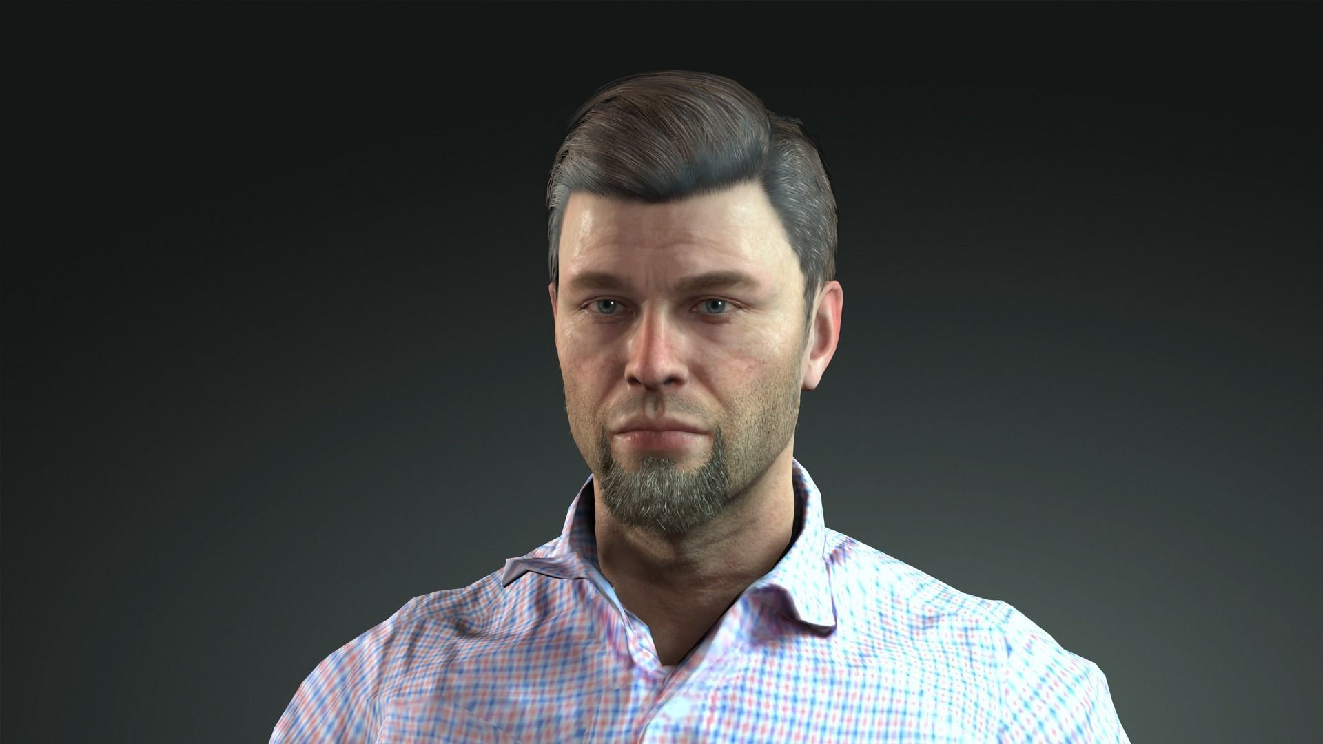 AAA Realistic Male Character 01 Low-poly 3D model_18