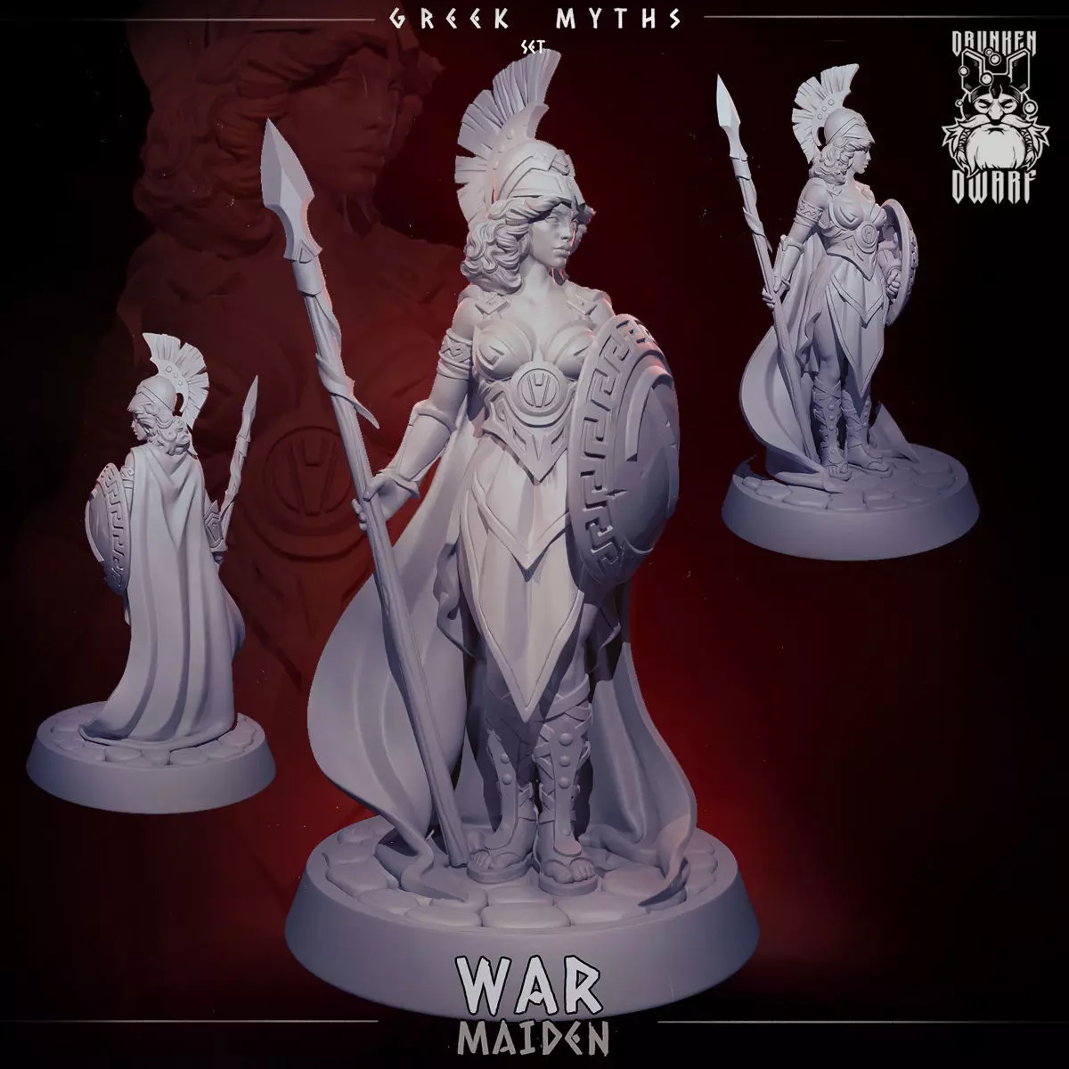 War maiden 3D print model_0