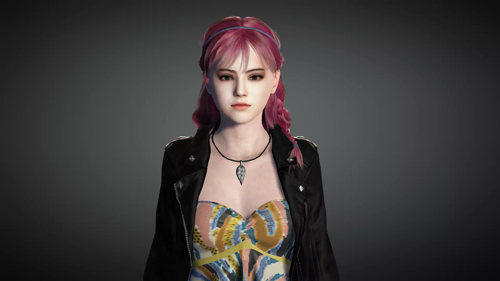 AAA Realistic Female Character 03 Low-poly 3D model_0