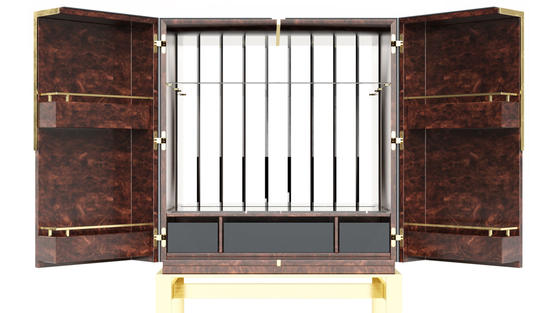 Luxxu Lloyd Bar Cabinet 3d 3D model_3