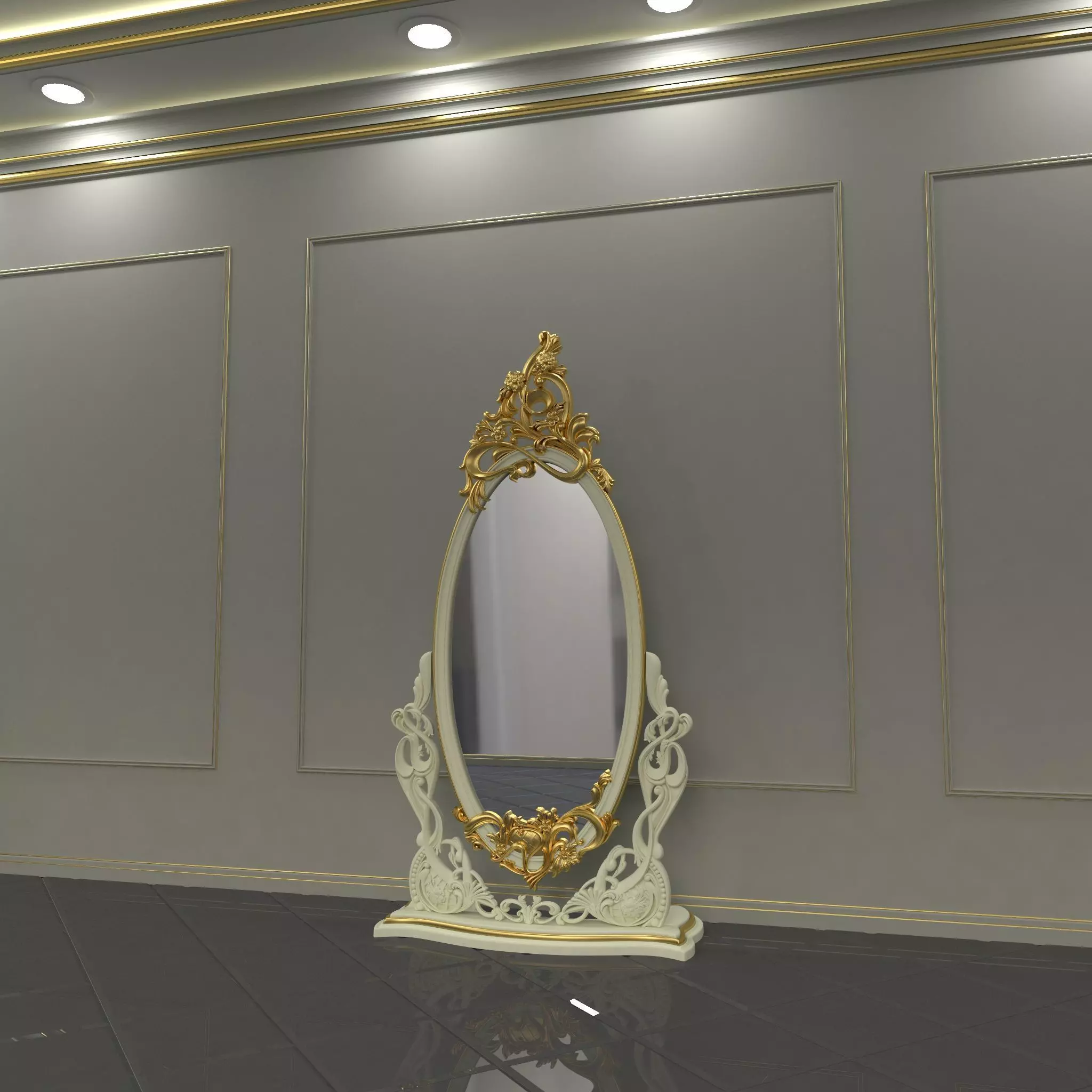 mirror 3d model for cnc machines 3D model_0