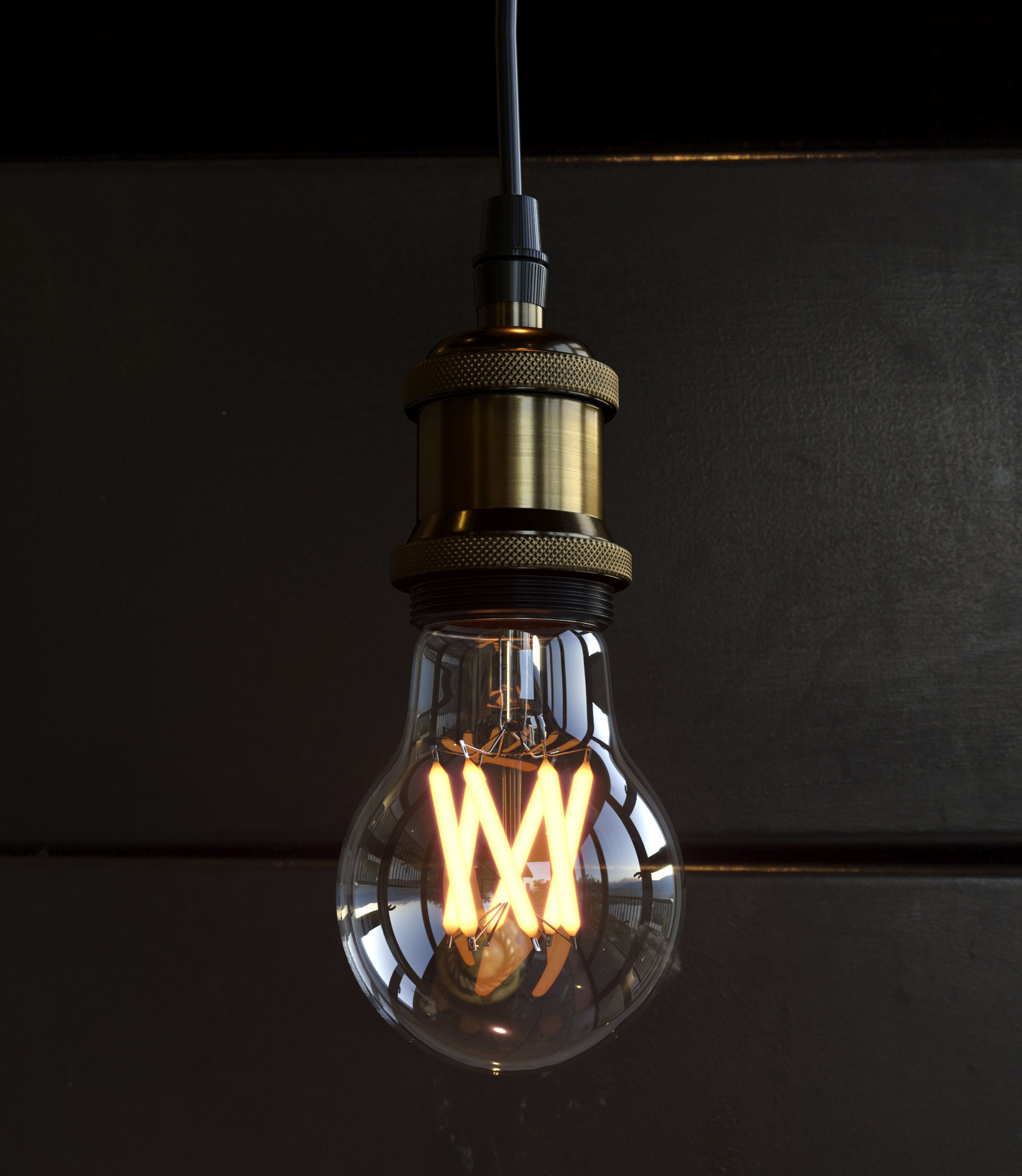 Pendant Light 05 3D model_2