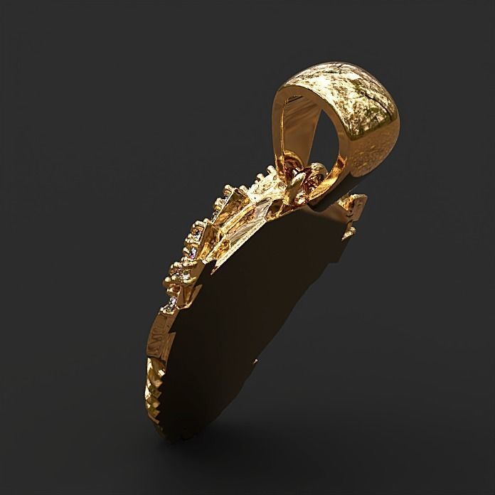 Jesus diamond Hip Hop pendant-3 3D print model_10