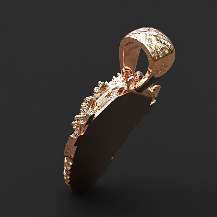 Jesus diamond Hip Hop pendant-3 3D print model_8