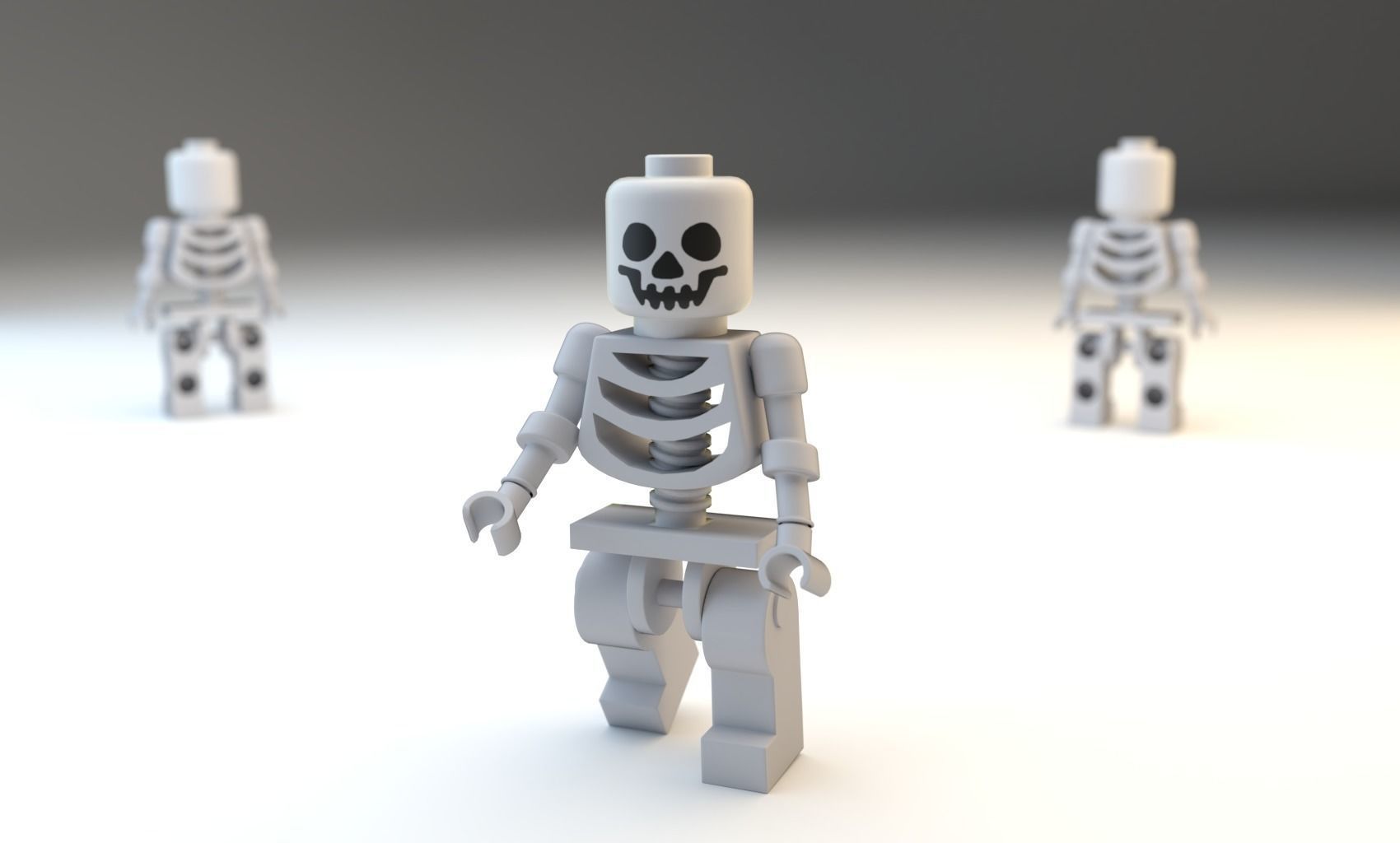 Lego Construction Worker Figures with dozer and bonus 3D model_20