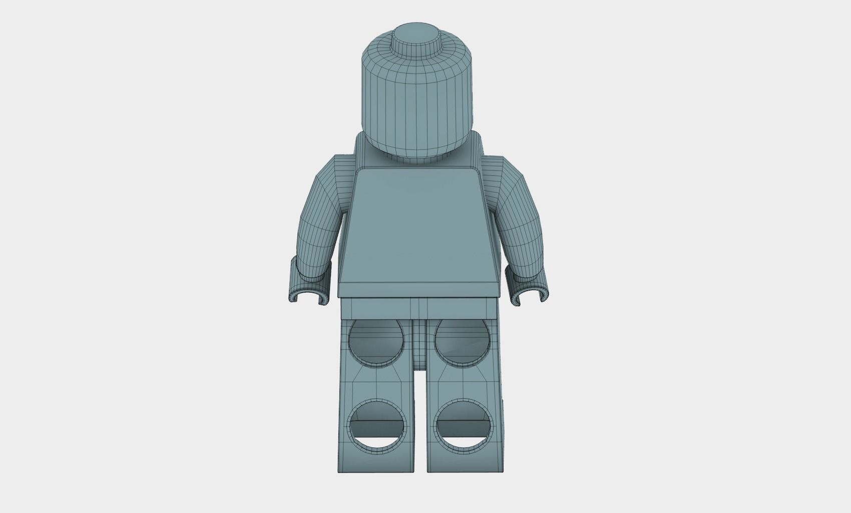 Lego Construction Worker Figures with dozer and bonus 3D model_41