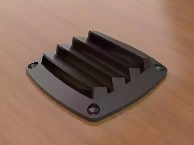 Louvered Flush Plastic Air Vent