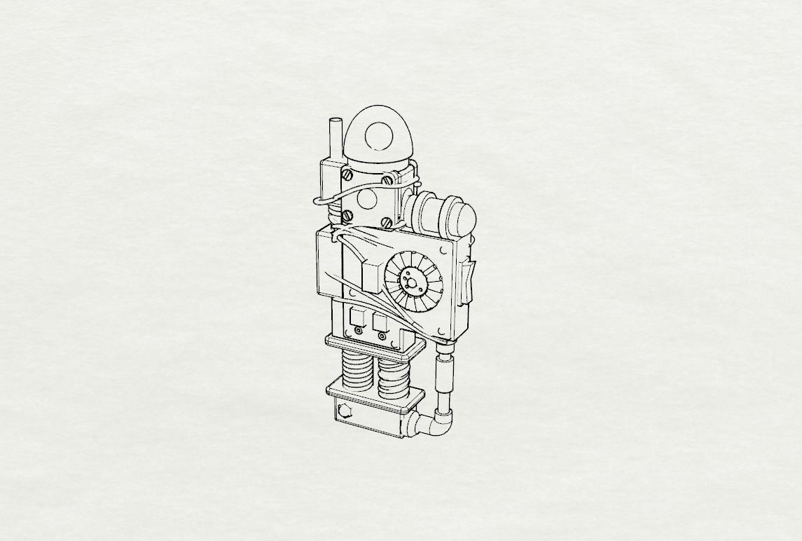 Doctor Who Zygon Detector Ding Device Replica Miniature Prop  3D print model_3