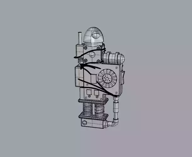 Doctor Who Zygon Detector Ding Device Replica Miniature Prop  3D print model