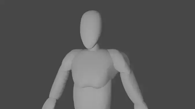 THE HUMAN BODY Free low-poly 3D model
