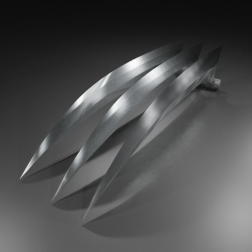 wolverine claw 3D print model