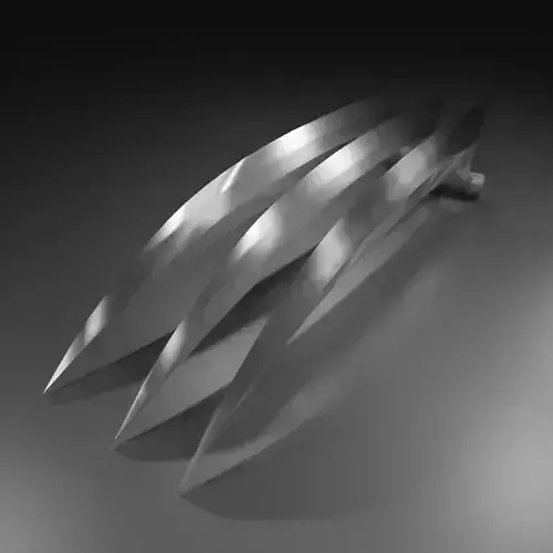 wolverine claw 3D print model