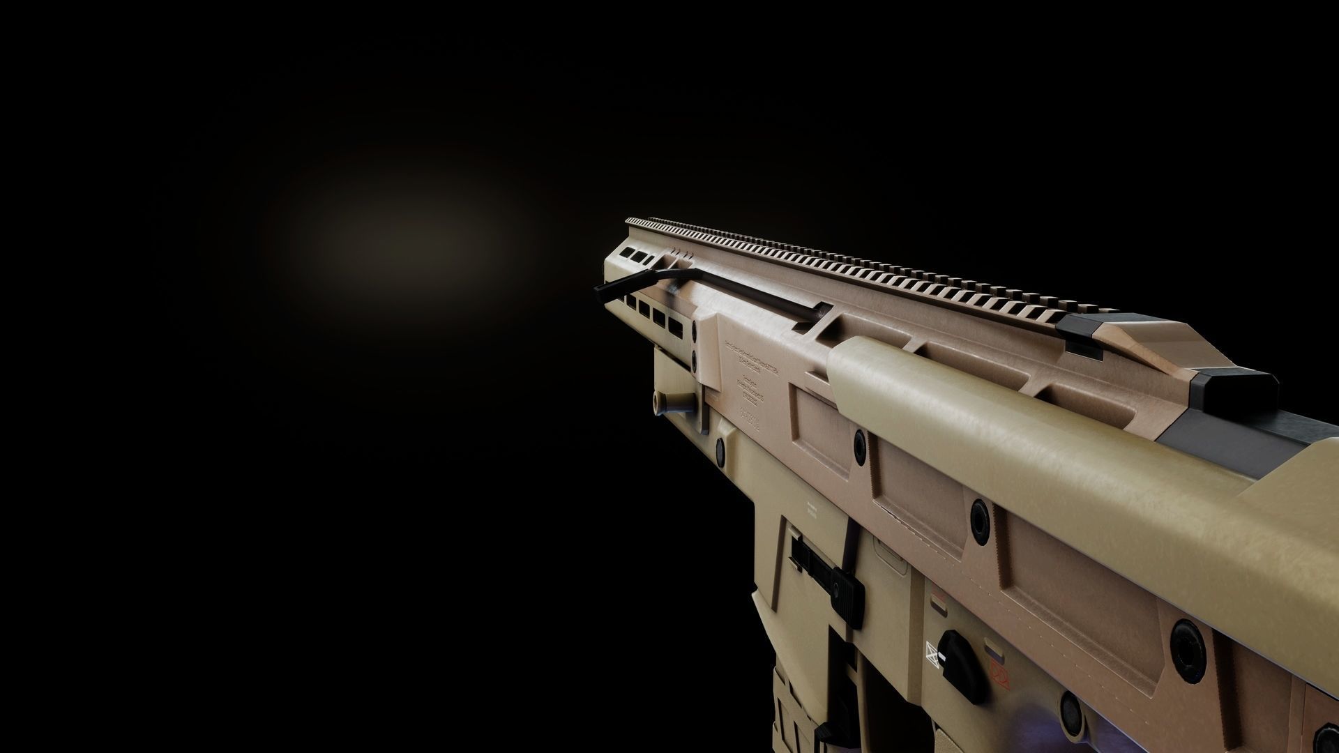 Textron NGSW-R Low-poly 3D model_5