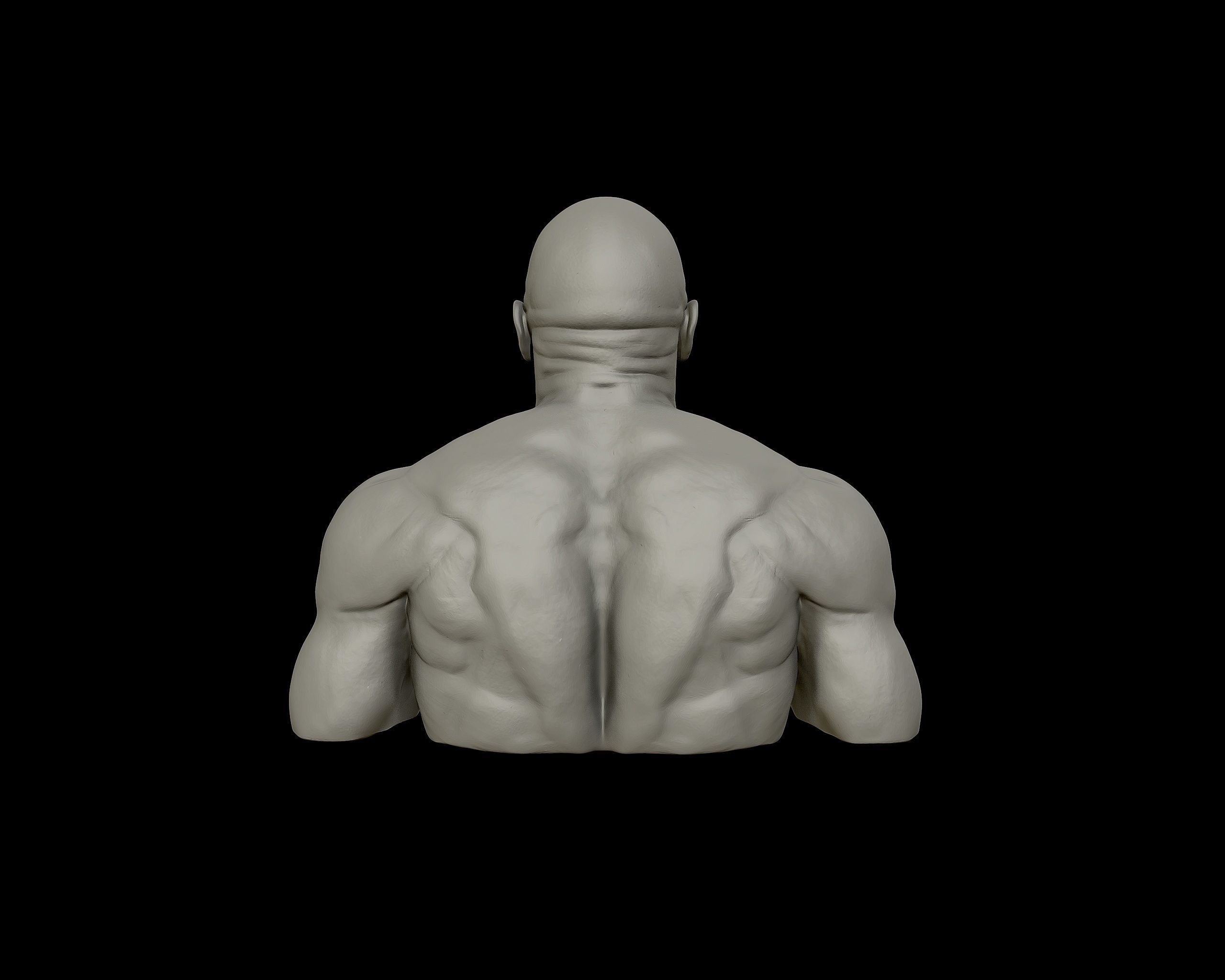 The Rock Portrait Sculpture 3D print model_21