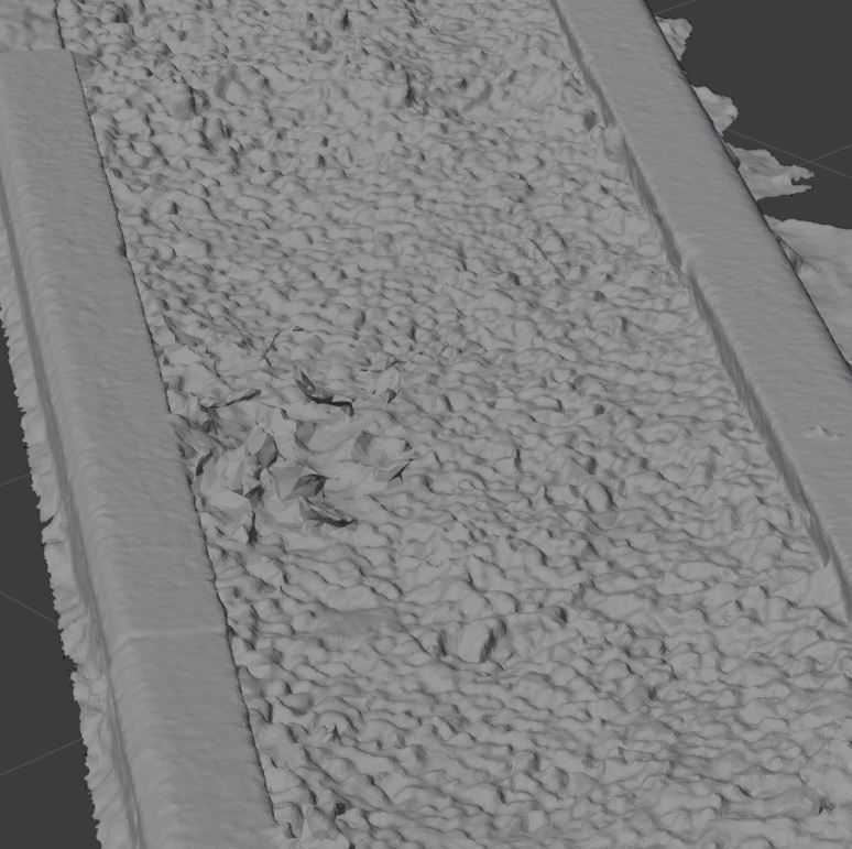 Planter long piece of metal Low-poly 3D model_31