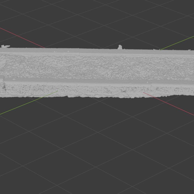 Planter long piece of metal Low-poly 3D model_45