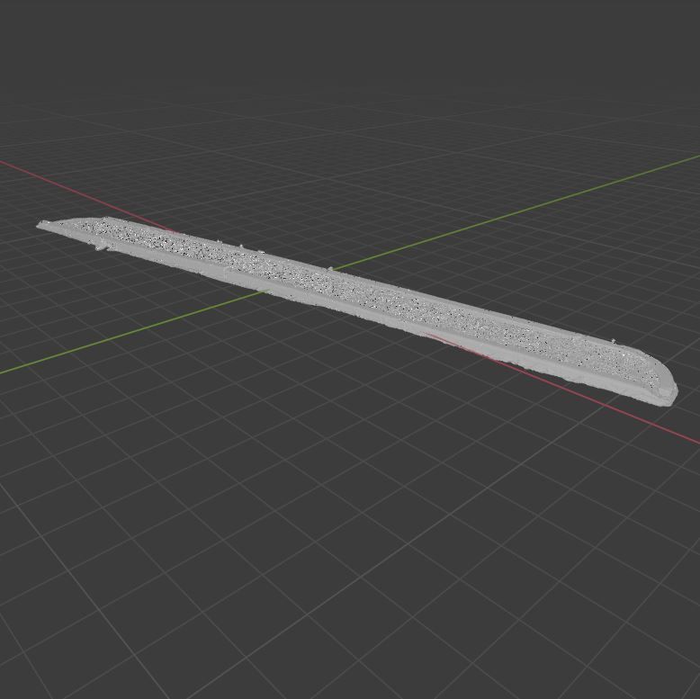 Planter long piece of metal Low-poly 3D model_61