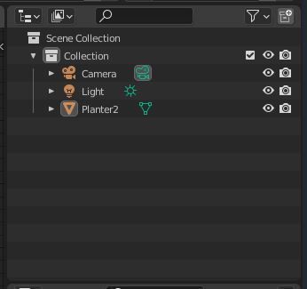 Planter long piece of metal Low-poly 3D model_19