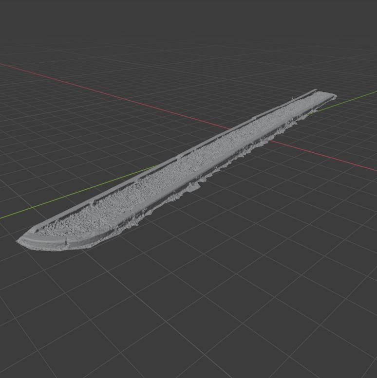 Planter long piece of metal Low-poly 3D model_39