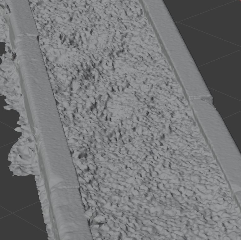 Planter long piece of metal Low-poly 3D model_27