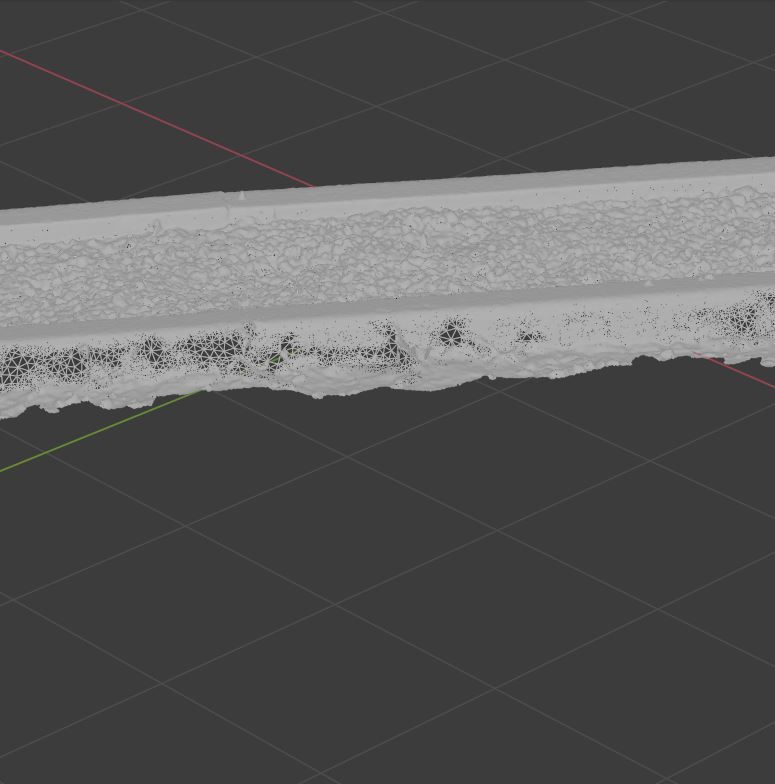 Planter long piece of metal Low-poly 3D model_49