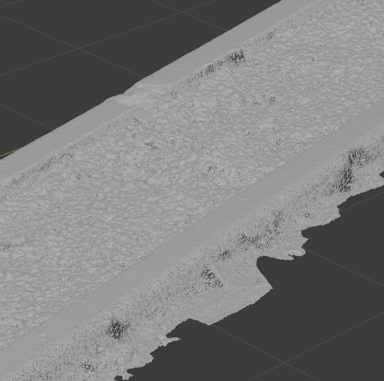 Planter long piece of metal Low-poly 3D model_50