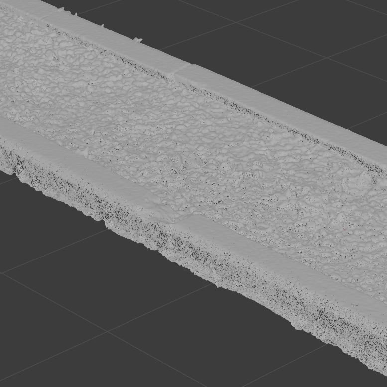 Planter long piece of metal Low-poly 3D model_44